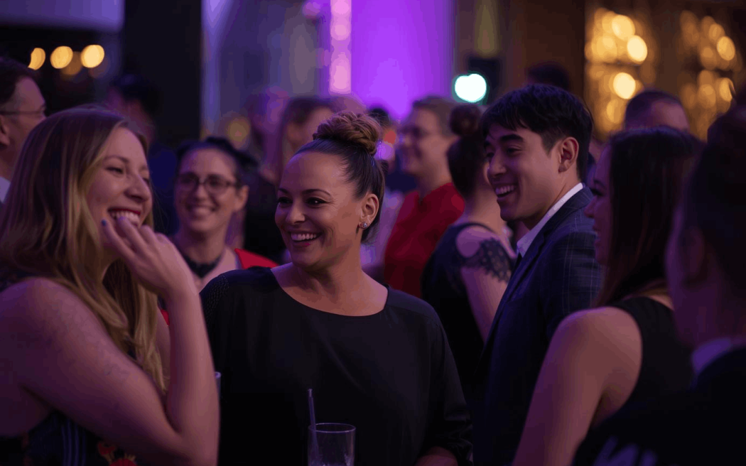ladies-room-networking-smiling-talking-man-meeting
